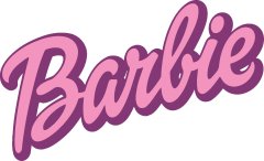 ZUTY Maľovanie podľa čísel - BARBIE PÍSANÉ LOGO NA BIELOM NO 80x100 cm