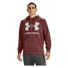 Under Armour Mikina višňová 178 - 182 cm/M Rival Fleece Big Logo