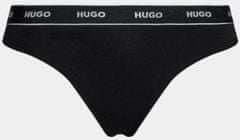 Hugo Boss 3 PACK - dámske tangá HUGO 50495870-123 (Veľkosť L)