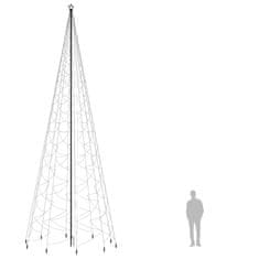 Vidaxl Vianočný stromček s hrotom 3000 rôznofarebných LED 800 cm