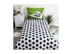 sarcia.eu Futbalová posteľná bielizeň pre deti, bavlnená posteľná bielizeň 140 cm x 200 cm OEKO-TEX 