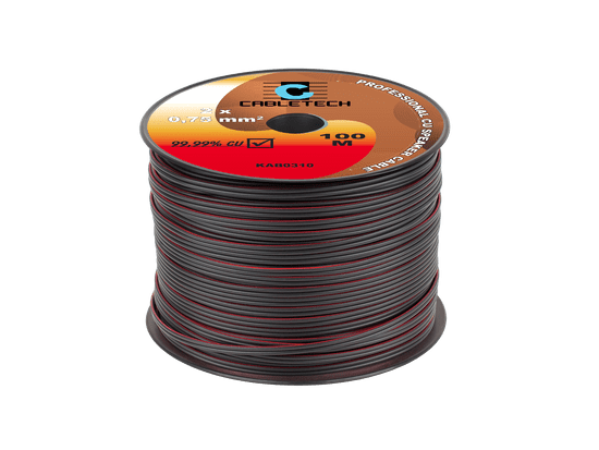 shumee Reproduktorový kábel 0,75 mm čierny