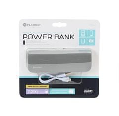 Platinet Záložní zdroj Power Bank PMPB72LG 7200mAh design kůže