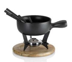 Kela Sýrové fondue KL-16640 COUNTRY nerez / keramika o22 cm