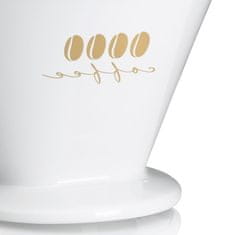 Kela Kávový filter KL-12492 porcelánový Excelsa L biela