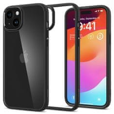 Spigen Kryt na mobil Crystal Hybrid na Apple iPhone 15 Plus - černý/ průhledný