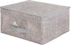 HOMESTYLING Úložný box KO-101001730seda 31x28x16cm šedý