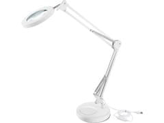 Extol Light Stolová lampa 43161 s lupou, 2400lm, USB napájanie, 3 farby svetla, 5x zväčšenie