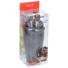 Alpina Shaker na koktejly ED-249589antr Shaker na koktejly nerez ocel 550 ml matná černá