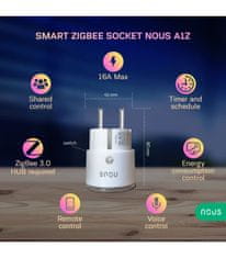 Nous Nous A1Z Zigbee Smart Zásuvka do 15A