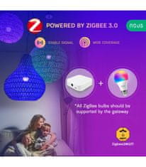 Nous Nous P3Z Zigbee Smart Žiarovka RGB E27