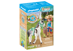 Playmobil 71358 Ellie Sawdust s westernovým cvičením