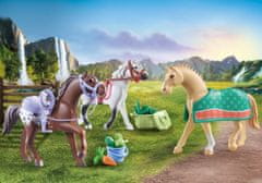 Playmobil 71356 3 koně: Morgan, Quarter Horse a Shagya Arabian