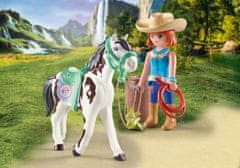 Playmobil 71358 Ellie Sawdust s westernovým cvičením