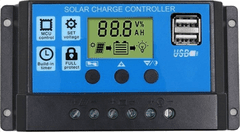 sapro FVE Solárny regulátor PWM SY3024H 12-24V/30A+USB pre Pb batérie