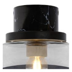 LUCIDE LORENA - Zapustené stropné svietidlo Kúpeľňa - Ø 23 cm - 1xE27 - IP44 - Smoke Grey