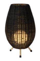 LUCIDE COLIN - Stolná lampa - Ø 22 cm - 1xG9 - Čierna