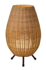 LUCIDE COLIN - Stolná lampa - Ø 22 cm - 1xG9 - Natural