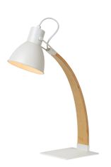 LUCIDE CURF - Stolná lampa - 1xE27 - biela