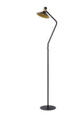 LUCIDE PEPIJN - Stojacia lampa - Ø 23 cm - 1xE14 - 3 StepDim - Black