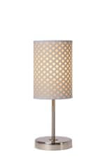 LUCIDE MODA - Stolná lampa - Ø 13 cm - 1xE27 - Biela