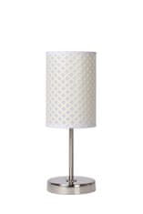 LUCIDE MODA - Stolná lampa - Ø 13 cm - 1xE27 - Biela