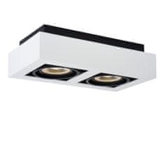 LUCIDE ZEFIX - Stropné bodové svietidlo - LED Dim to warm - GU10 - 2x12W 2200K/3000K - White