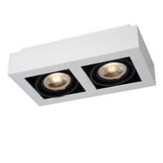 LUCIDE ZEFIX - Stropné bodové svietidlo - LED Dim to warm - GU10 - 2x12W 2200K/3000K - White