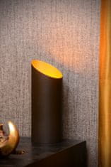 LUCIDE QUIRINE - Stolná lampa - Ø 9,6 cm - 1xE27 - Čierna