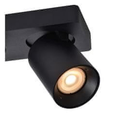 LUCIDE NIGEL - Stropné bodové svietidlo - LED Dim to warm - GU10 - 3x5W 2200K/3000K - Black