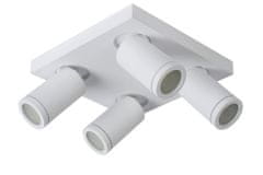LUCIDE TAYLOR - Stropné bodové svietidlo Kúpeľňa - LED Dim to warm - GU10 - 4x5W 2200K/3000K - IP44 - White