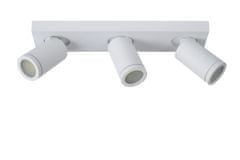 LUCIDE TAYLOR - Stropné bodové svietidlo Kúpeľňa - LED Dim to warm - GU10 - 3x5W 2200K/3000K - IP44 - White