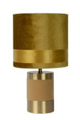 LUCIDE EXTRAVAGANZA FRIZZLE - Stolná lampa - Ø 18 cm - 1xE14 - žltá