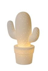 LUCIDE CACTUS - Stolná lampa - 1xE14 - Biela