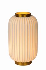 LUCIDE GOSSE - Stolná lampa - Ø 19,7 cm - 1xE14 - Biela