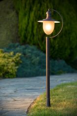 LUCIDE ARUBA - Stĺpik svietidla Outdoor - 1xE27 - IP44 - Rust Brown