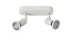 LUCIDE JASTER-LED - Stropné bodové svietidlo - LED - GU10 - 2x5W 2700K - Biele