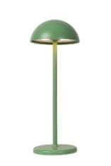 LUCIDE JOY - Dobíjacia stolová lampa Outdoor - Batéria - Ø 12 cm - LED Rozm. - 1x1,5W 3000K - IP54 - Zelená