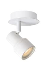 LUCIDE SIRENE-LED - Stropné bodové svietidlo Kúpeľňa - Ø 10 cm - LED Rozm. - GU10 - 1x5W 3000K - IP44 - Biela
