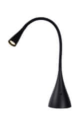 LUCIDE ZOZY - Stolná lampa - LED Dim. - 1x4W 3000K - 3 StepDim - Čierny