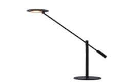 LUCIDE ANSELMO - Stolná lampa - LED Dim. - 1x9W 3000K - Čierna