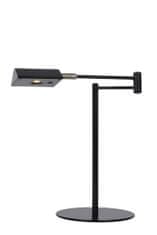 LUCIDE NUVOLA - Stolná lampa - Ø 20 cm - LED Rozm. - 1x9W 3000K - Čierna