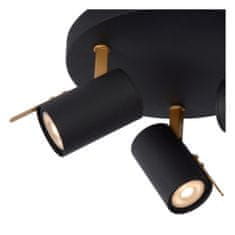 LUCIDE GRONY - Stropné bodové svietidlo - LED Dim to warm - GU10 - 3x5W 2200K/3000K - Black