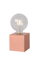 LUCIDE CUBICO - Stolová lampa - Ø 9,5 cm - LED - E27 - 1x5W 2700K - Meď