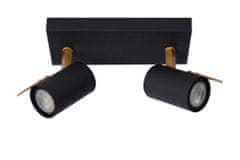 LUCIDE GRONY - Stropné bodové svietidlo - LED Dim to warm - GU10 - 2x5W 2200K/3000K - Black