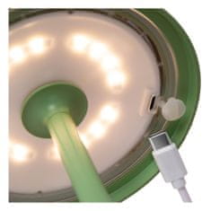 LUCIDE JOY - Dobíjacia stolová lampa Outdoor - Batéria - Ø 12 cm - LED Rozm. - 1x1,5W 3000K - IP54 - Zelená