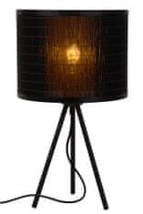 LUCIDE TAGALOG - Stolná lampa - Ø 26 cm - 1xE27 - Čierna