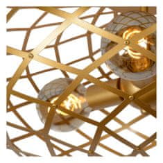 LUCIDE WOLFRAM - zapustené stropné svietidlo - Ø 65 cm - 3xE27 - matné zlato / mosadz