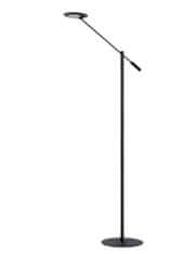 LUCIDE ANSELMO - Stojacia lampa na čítanie - Ø 25 cm - LED Rozm. - 1x9W 3000K - Čierna