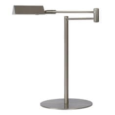 LUCIDE NUVOLA - Stolná lampa - Ø 20 cm - LED Rozm. - 1x9W 3000K - Satin Chrome